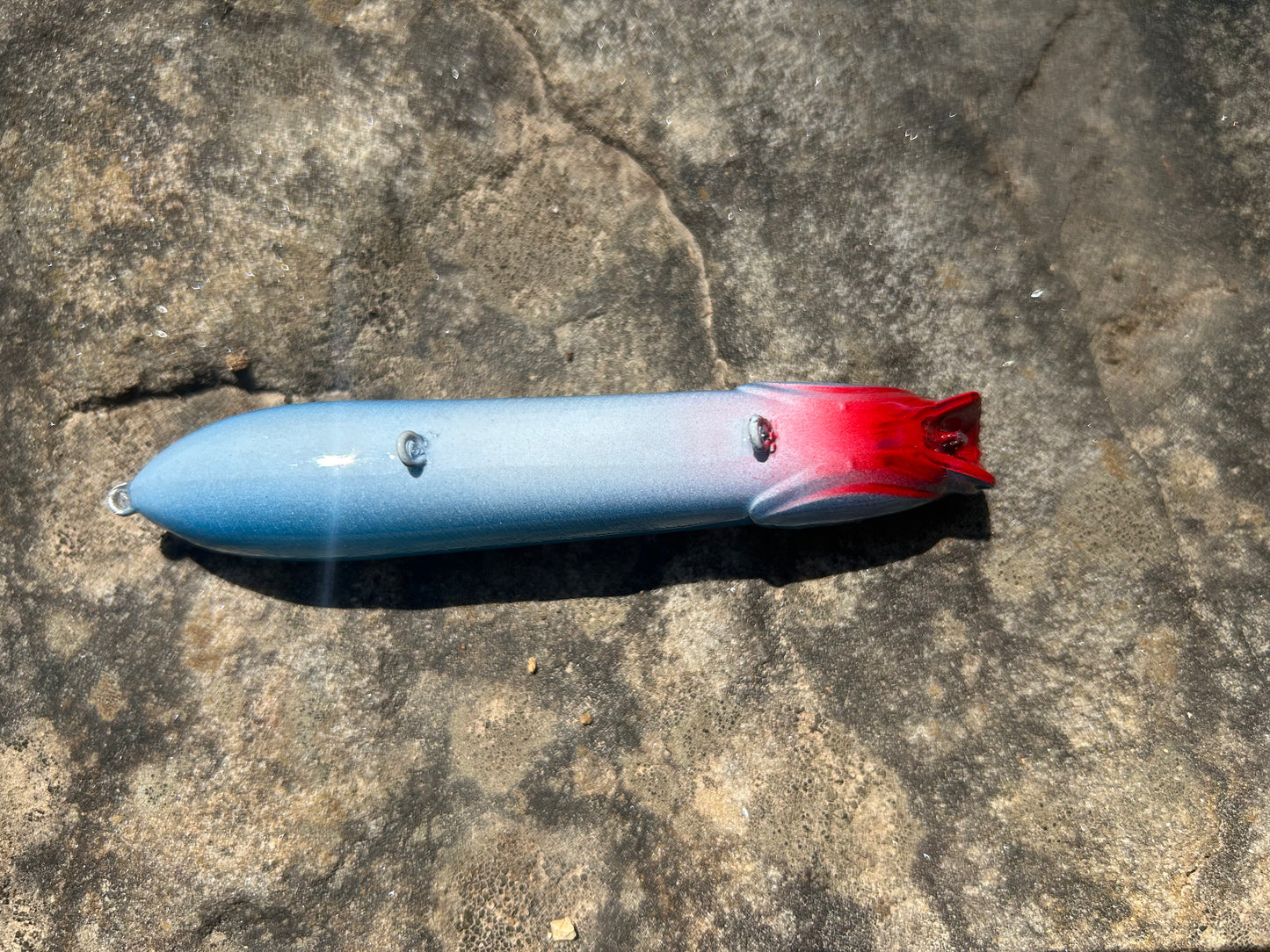 Red,white and blue 4 inch shower blow