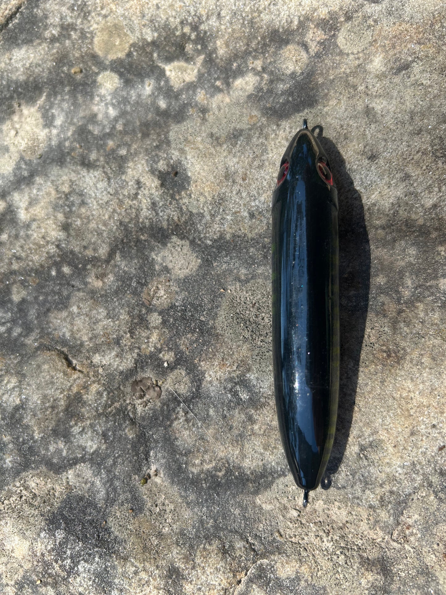 Green shad 3.5 spook Jr