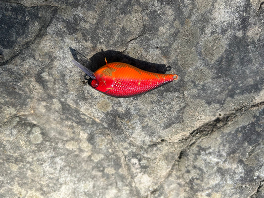 Red craw 1.5 square bill