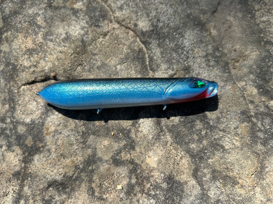 Red,white and blue 4 inch shower blow