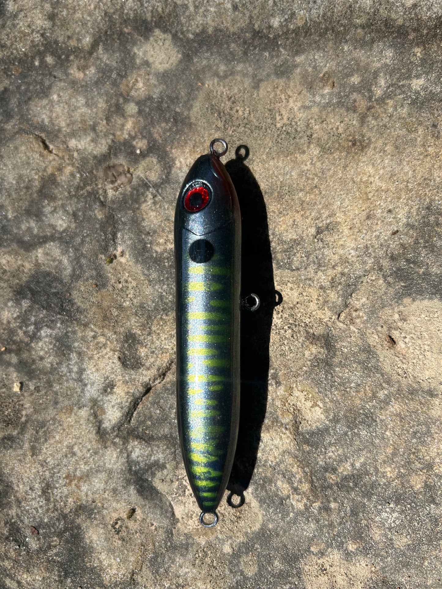 Green shad 3.5 spook Jr