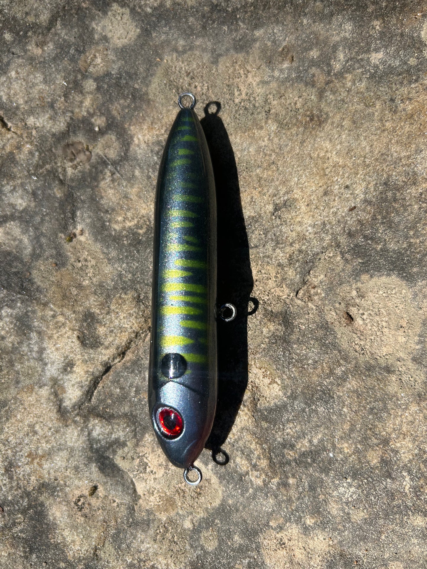 Green shad 3.5 spook Jr